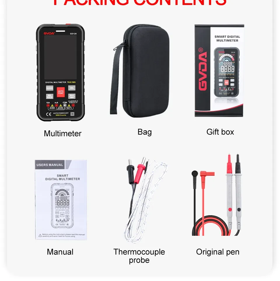 Automatic Burn-proof Digital Multimeter