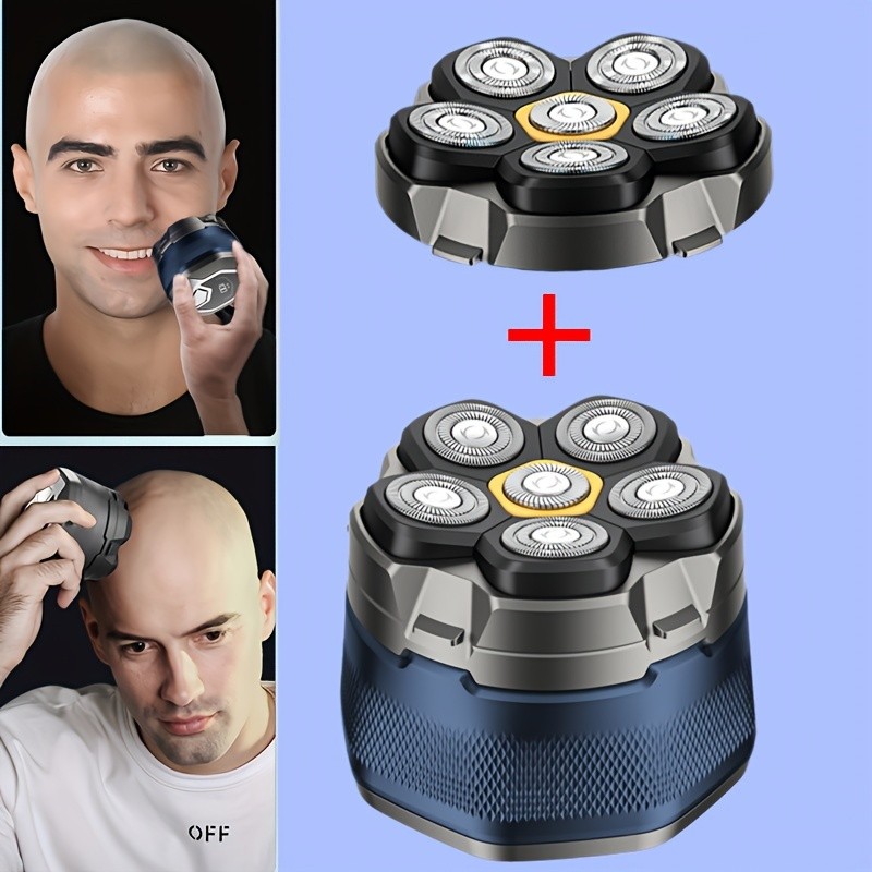 FEIYBA 6-Speed Cordless Electric Shaver with Spare Blade Mesh – Long-Life USB Razor for Smooth, Powerful Men’s Grooming