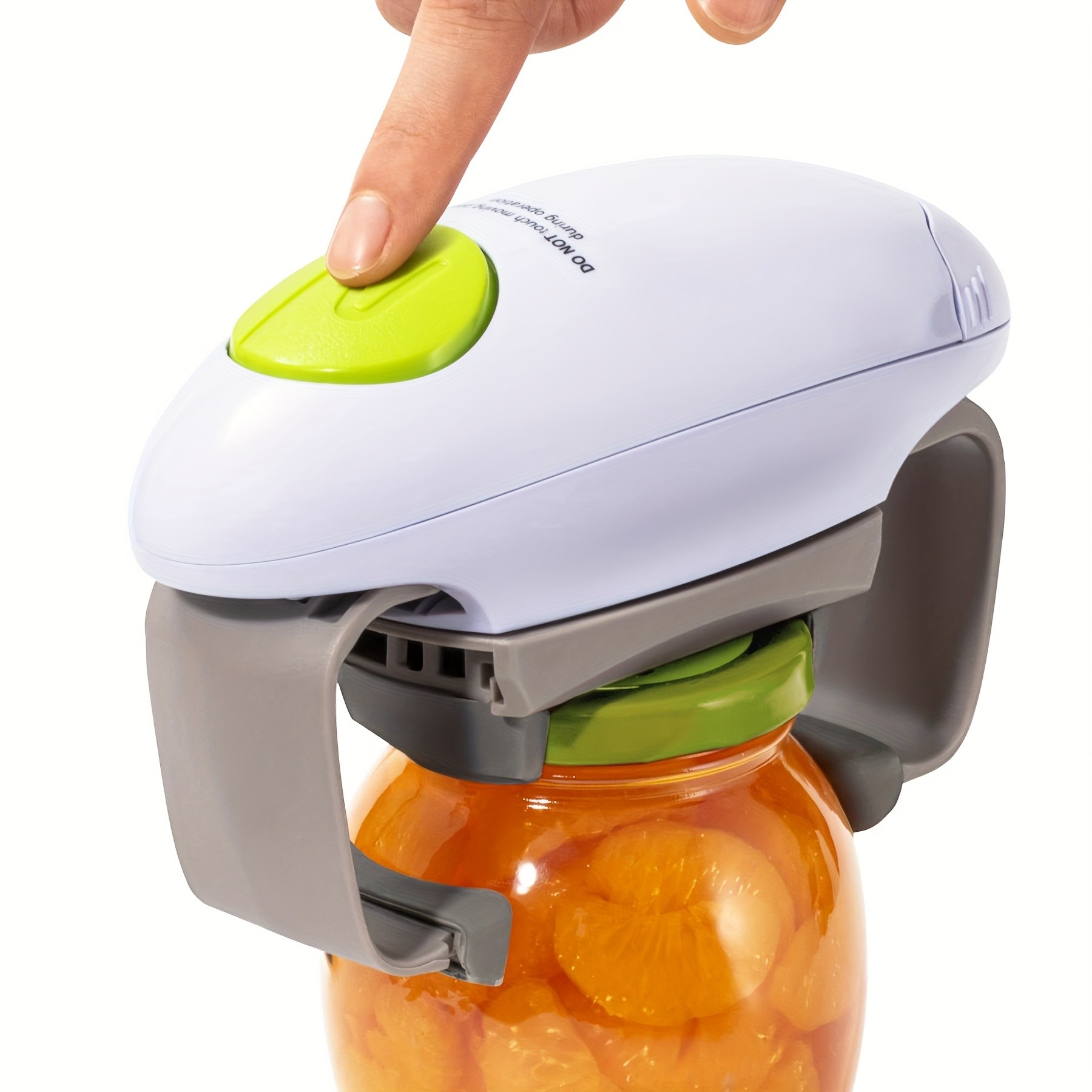 FEIYBA Torque-Assist Electric Jar & Can Opener – One-Touch, Battery-Powered Kitchen Tool for All Jar Sizes