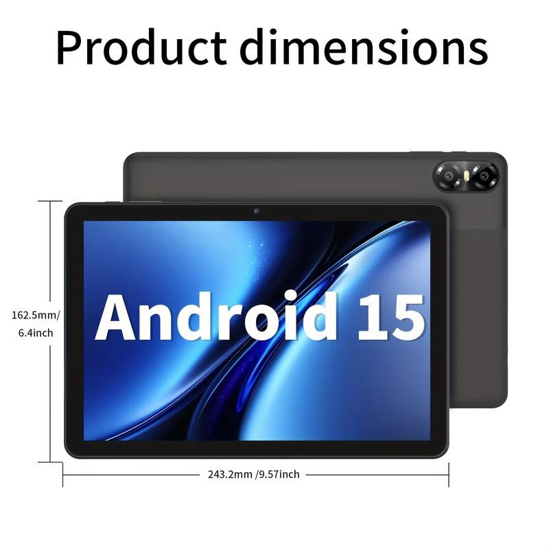 Android Tablet 2-in-1, 10.1-Inch Android 15 – Fast, Flexible & Ready for Everyday Use