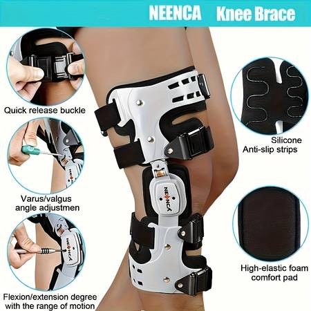 NEENCA Adjustable Knee Brace – Strong Stabilisation for ACL, MCL & PCL Support