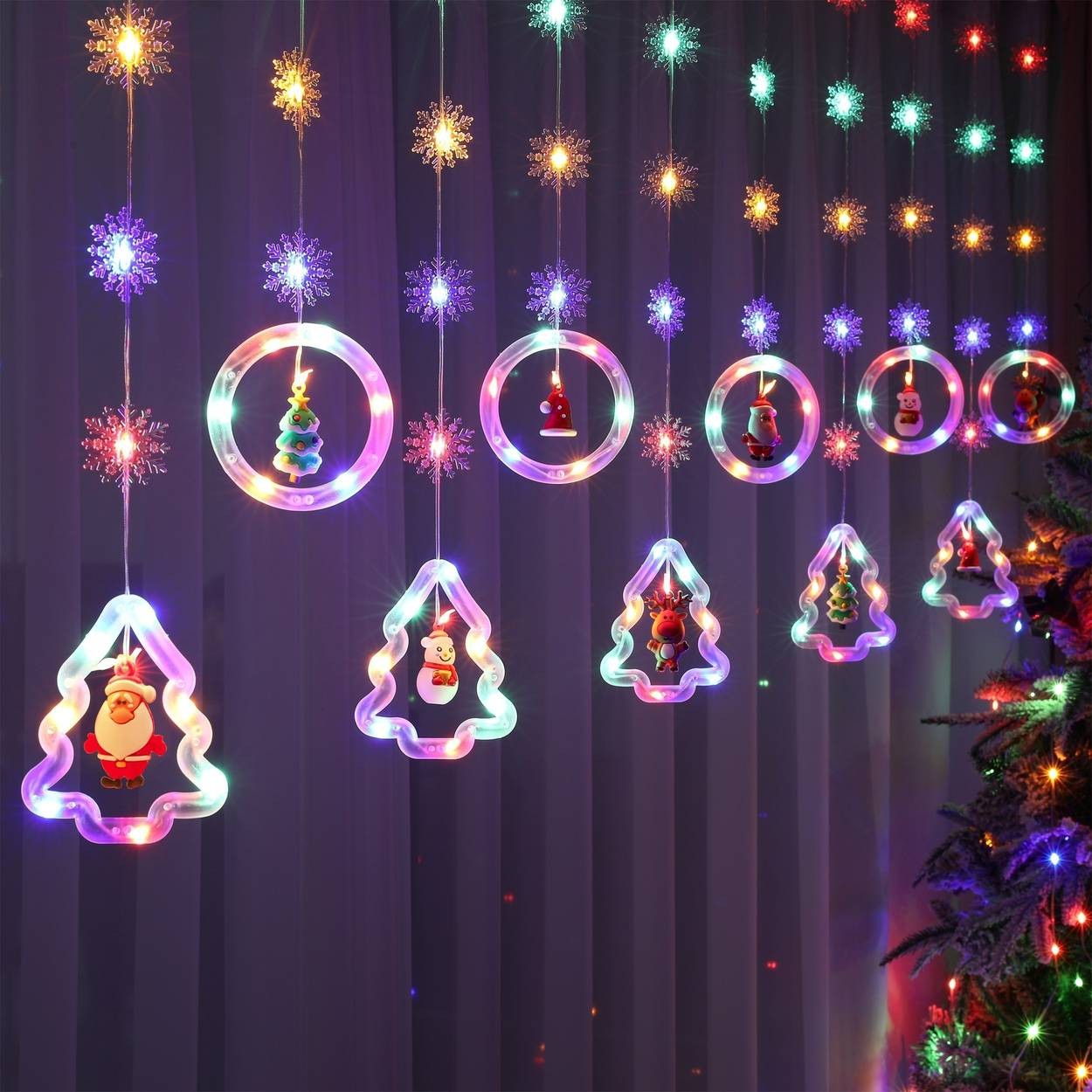 USB-Powered LED Christmas Tree Lights – 8-Mode Dimmable Fairy Lights with Remote