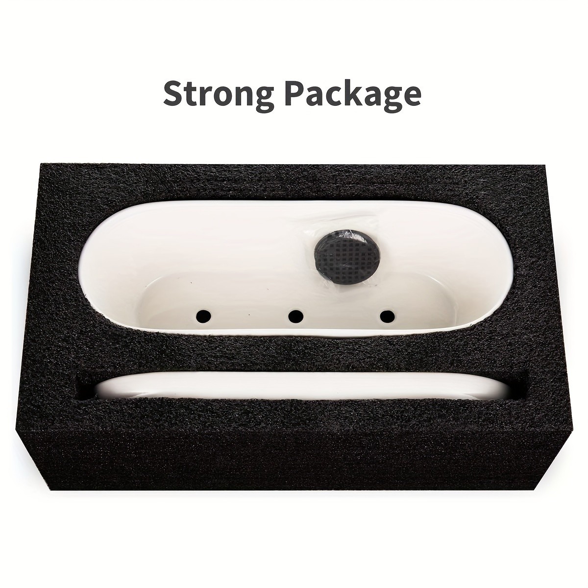 CEEFU Oval Ceramic Planter Pot with Drainage & Saucer – Modern Indoor/Outdoor Pot for Succulents, Herbs & Cactus