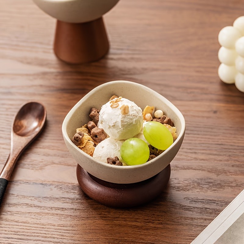 CEEFU Heart-Shaped Porcelain Dessert Bowls – Handmade Ceramic Cups for Ice Cream, Berries & Festive NZ Table Settings