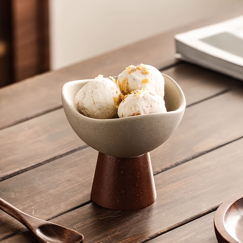 CEEFU Heart-Shaped Porcelain Dessert Bowls – Handmade Ceramic Cups for Ice Cream, Berries & Festive NZ Table Settings