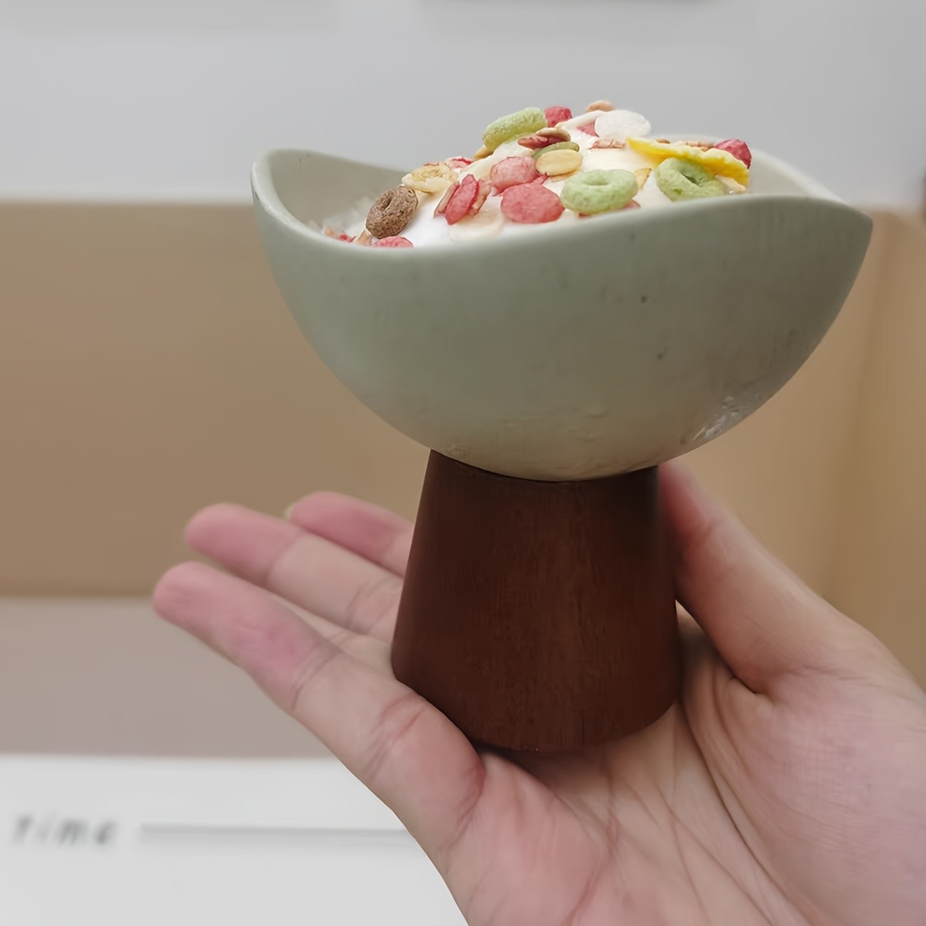 CEEFU Heart-Shaped Porcelain Dessert Bowls – Handmade Ceramic Cups for Ice Cream, Berries & Festive NZ Table Settings