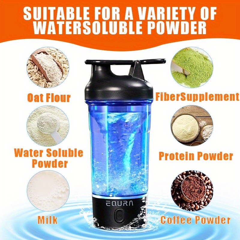 eQUra 750ml Pulse Electric Blender Cup – Dual-Mode Portable Protein Shaker & Smoothie Maker for Active NZ Lifestyles