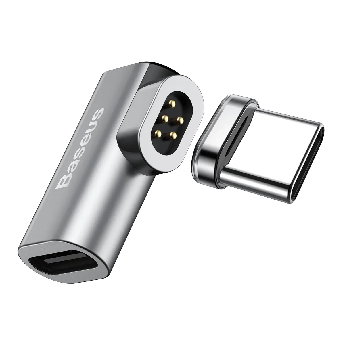 Magnetic side plug-in adapter