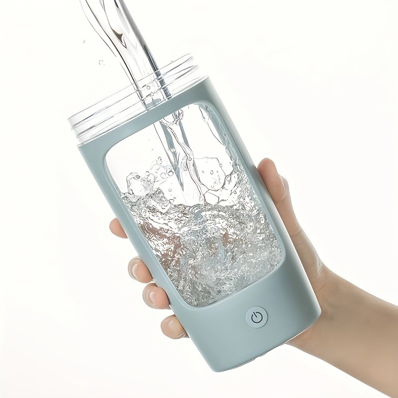 eQUra 650ml Automatic Blender Cup – USB Rechargeable One-Button Mixer for Protein & Coffee Powders with Gift-Ready Design