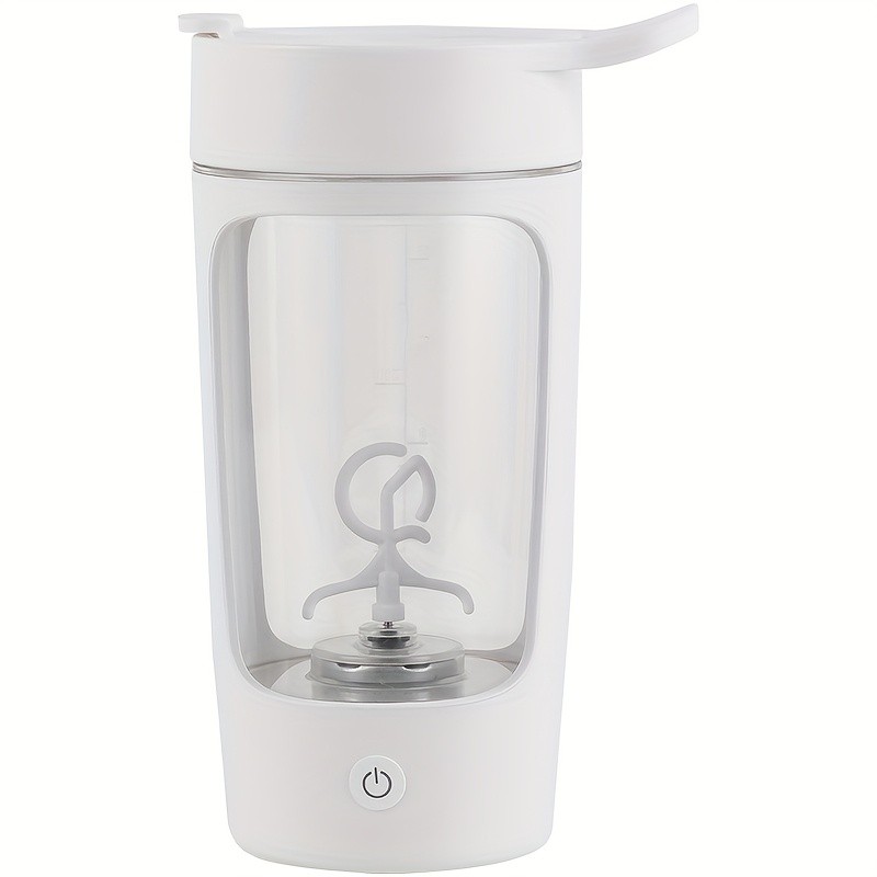 eQUra 650ml Automatic Blender Cup – USB Rechargeable One-Button Mixer for Protein & Coffee Powders with Gift-Ready Design