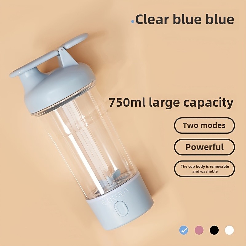 eQUra Portable Tritan Water Bottle with Capacity Scale – Shatterproof Single-Spout Hydration Bottle for Gym, Camping & Outdoor Use