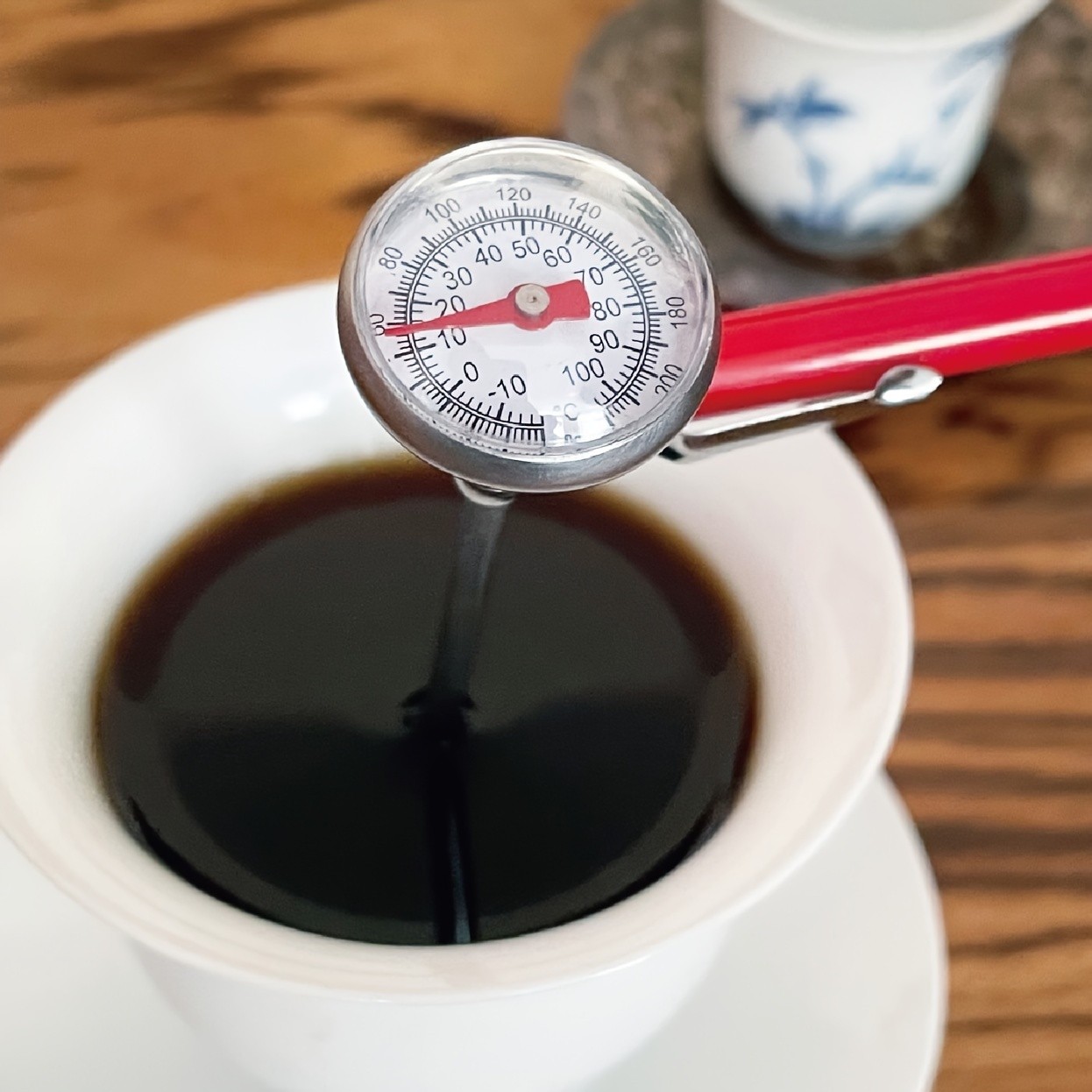 KT THERMO Stainless Steel Instant Read Food Thermometer – No-Battery Dual-Scale Gauge for Cooking, Grilling & BBQs