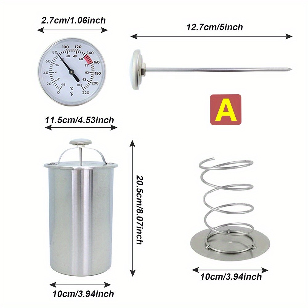 KT THERMO Stainless Steel Ham Maker with Meat Thermometer – Homemade Ham Press for Holiday Cooking & Gourmet NZ Kitchens