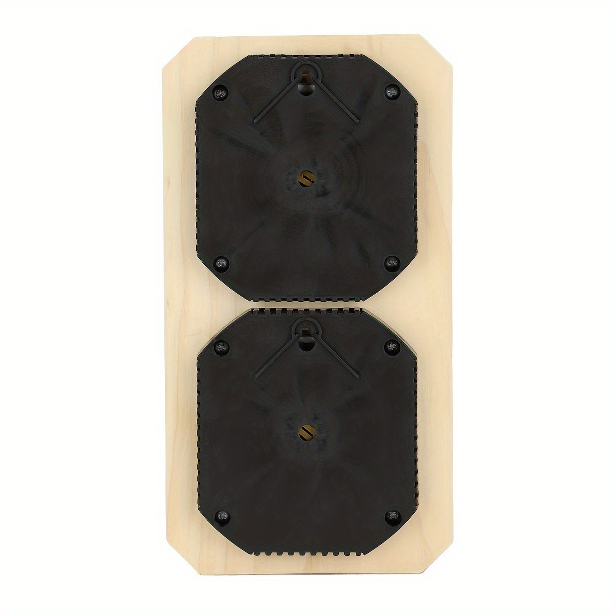 KT THERMO Wooden Sauna Thermometer & Hygrometer – Wall-Mounted Dual °C/°F Temperature & Humidity Gauge for Home & Spa Rooms