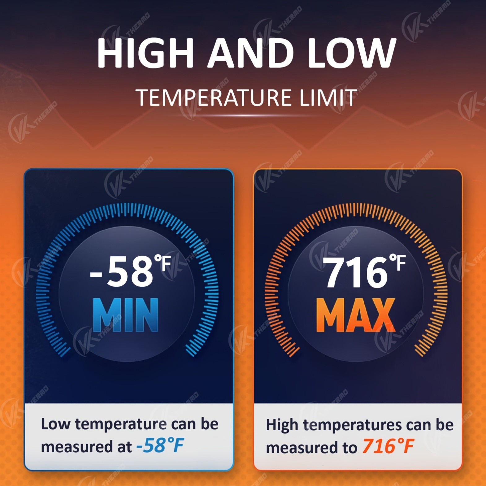 KT THERMO Non-Contact Infrared Temperature Gun – Laser Thermometer -50°C to 380°C for Cooking, Baking & BBQ