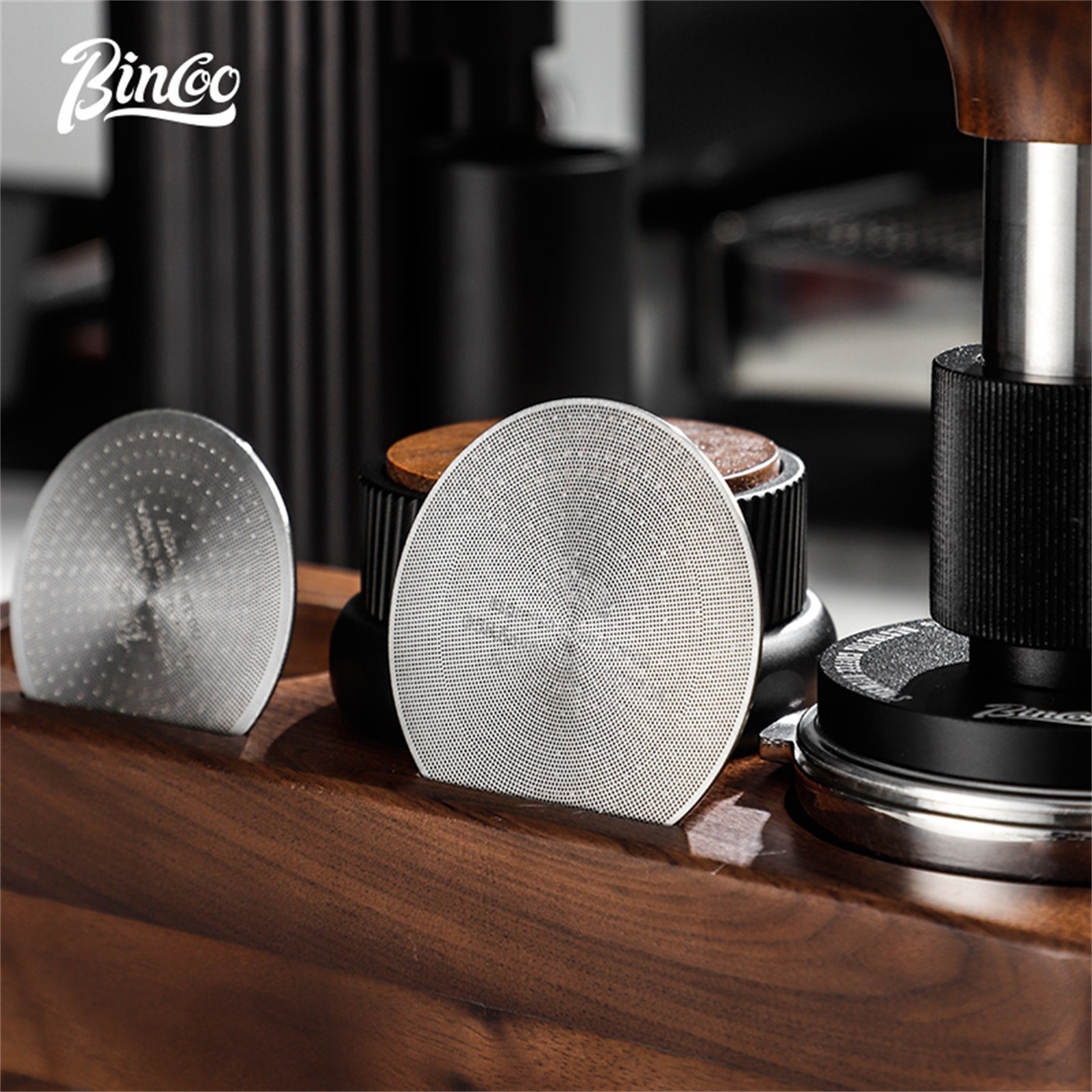 Bincoo Stainless Steel Espresso Separation Filter – Secondary Water Screen & Powder Bowl for Clean, Stable Espresso Extraction