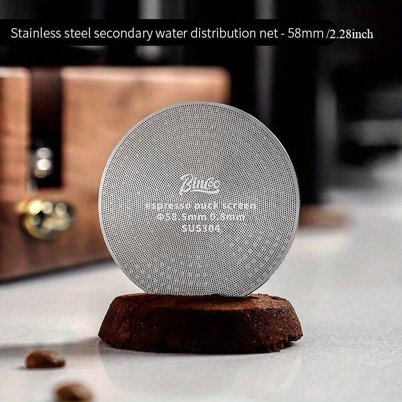 Bincoo Stainless Steel Espresso Separation Filter – Secondary Water Screen & Powder Bowl for Clean, Stable Espresso Extraction