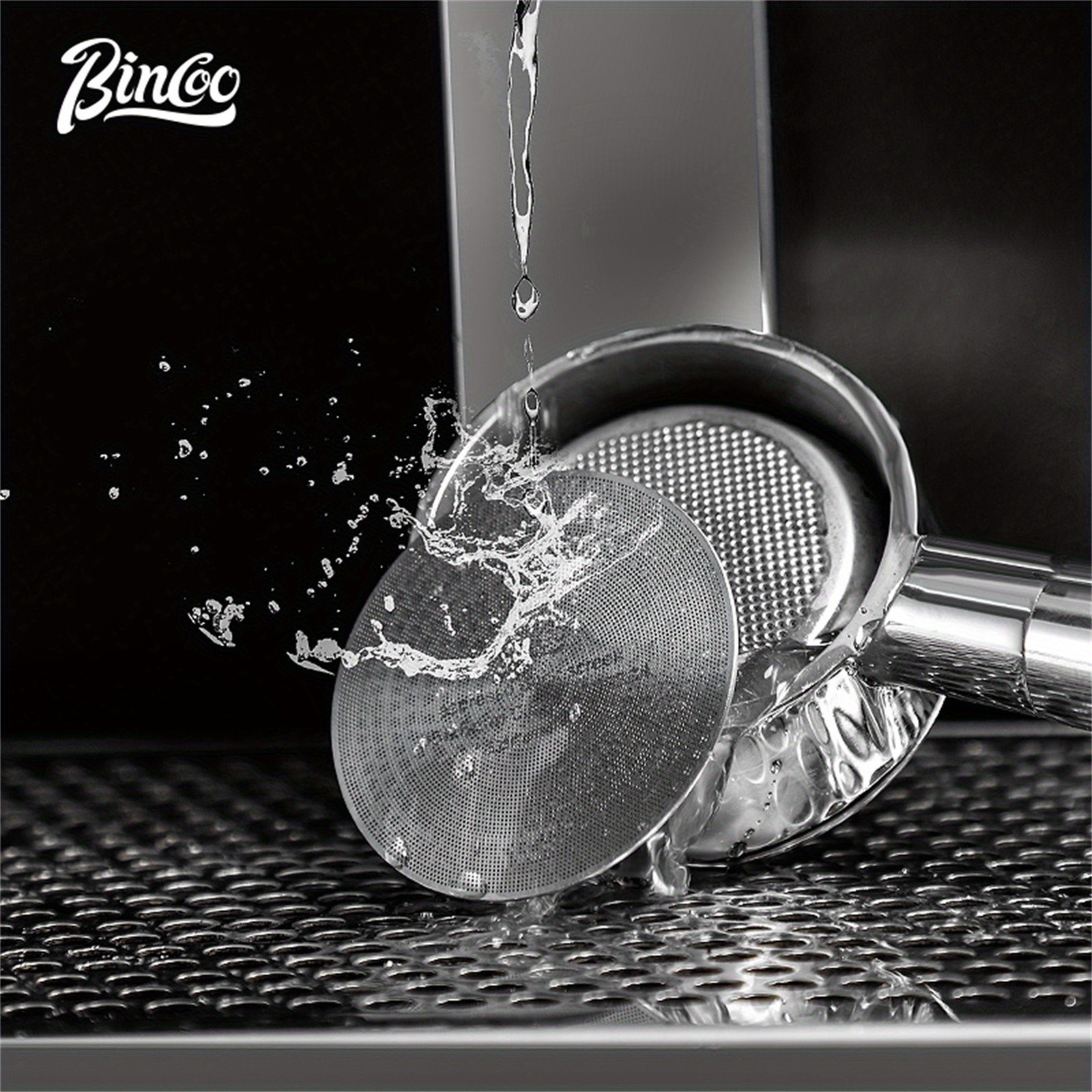 Bincoo Stainless Steel Espresso Separation Filter – Secondary Water Screen & Powder Bowl for Clean, Stable Espresso Extraction