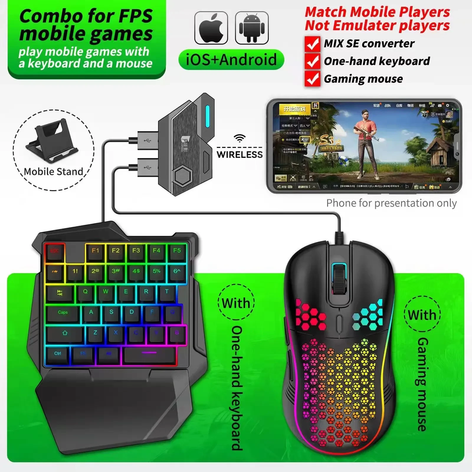 Gamwing Jiaying MIX SE Mix ELITE Mix Pro Chicken Throne Keyboard Mouse Converter