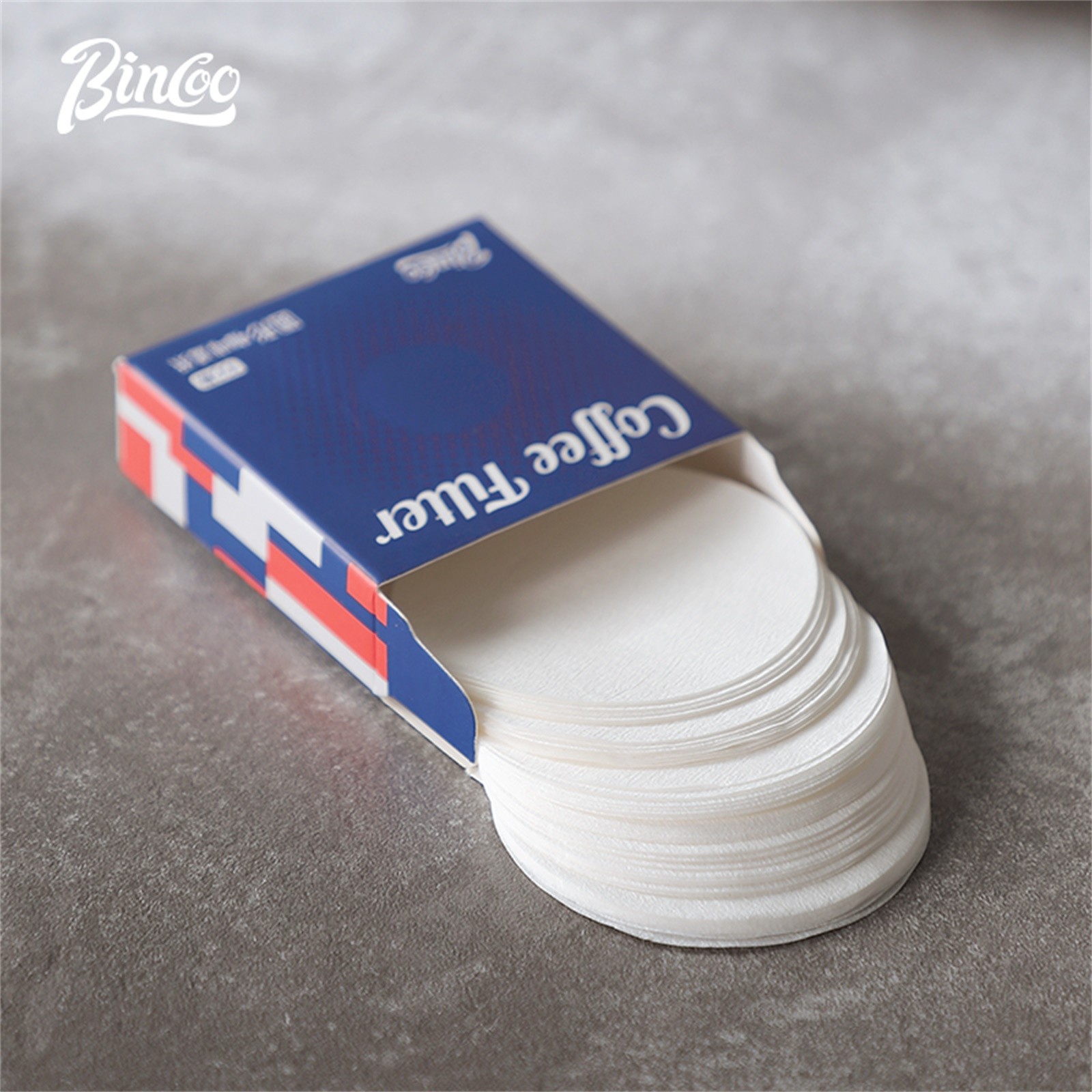 Bincoo Multi-Size Espresso Coffee Filter Paper Pack, 200-Piece Round Filters for 51mm/53mm/58mm/60mm Espresso Machines & Moka Pots