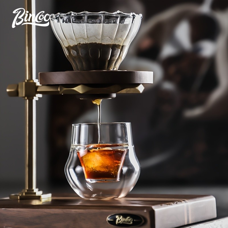 Bincoo Double Glass Coffee Cup – 110ml Italian-Style Clear Espresso Mug