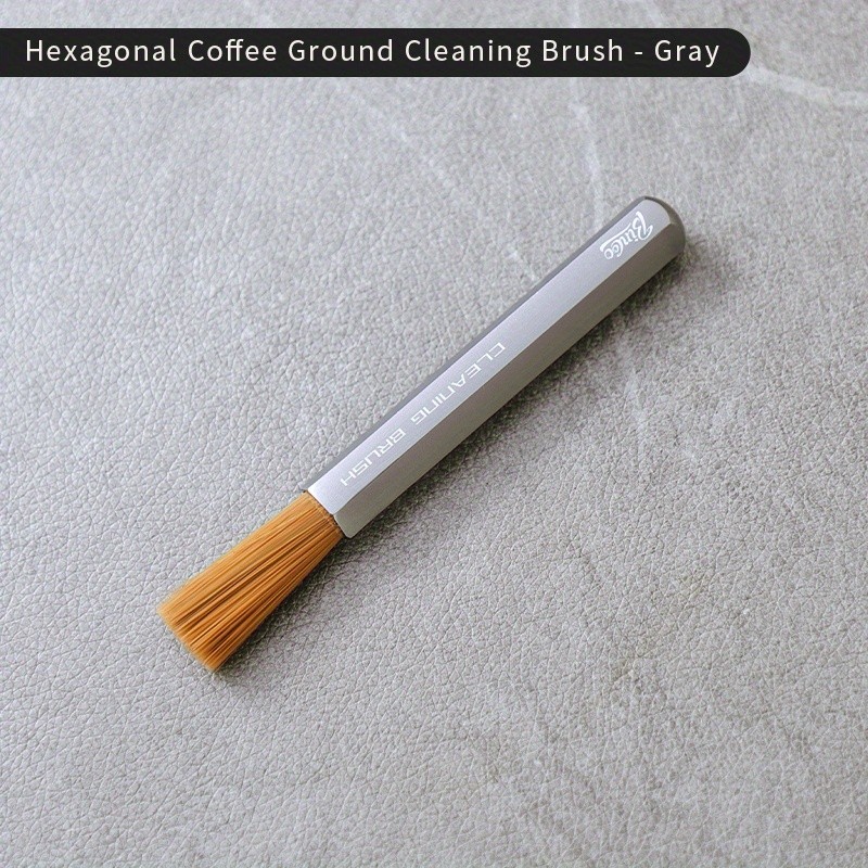 Bincoo Aluminum Alloy Grinder Cleaning Brush – Compact Coffee Bar Maintenance Tool
