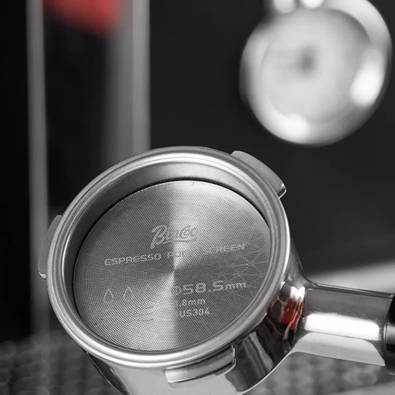 Bincoo 51mm Stainless Espresso Cake Screen – 0.8mm Reusable Extraction Filter