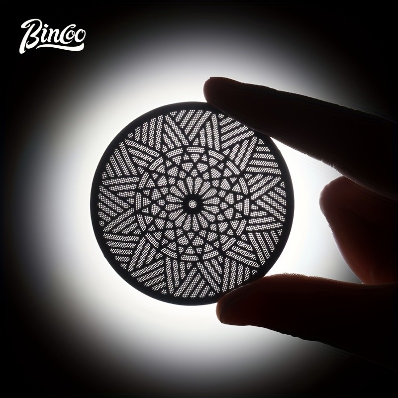 Bincoo 51mm Stainless Espresso Cake Screen – 0.8mm Reusable Extraction Filter