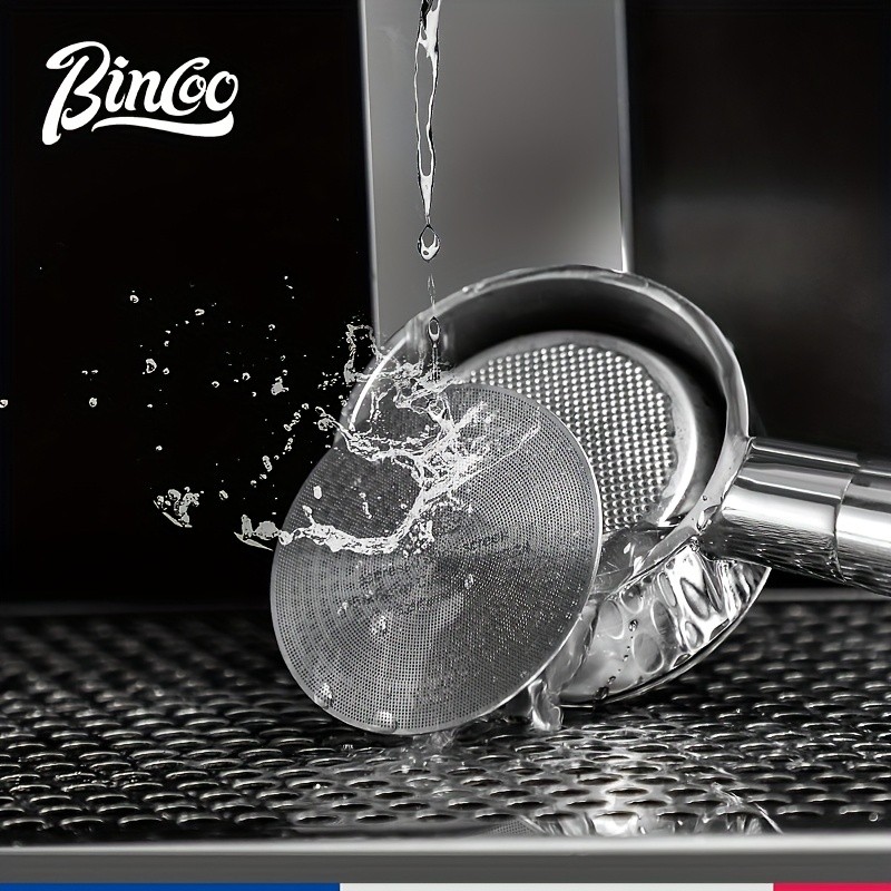 Bincoo 51mm Stainless Espresso Cake Screen – 0.8mm Reusable Extraction Filter