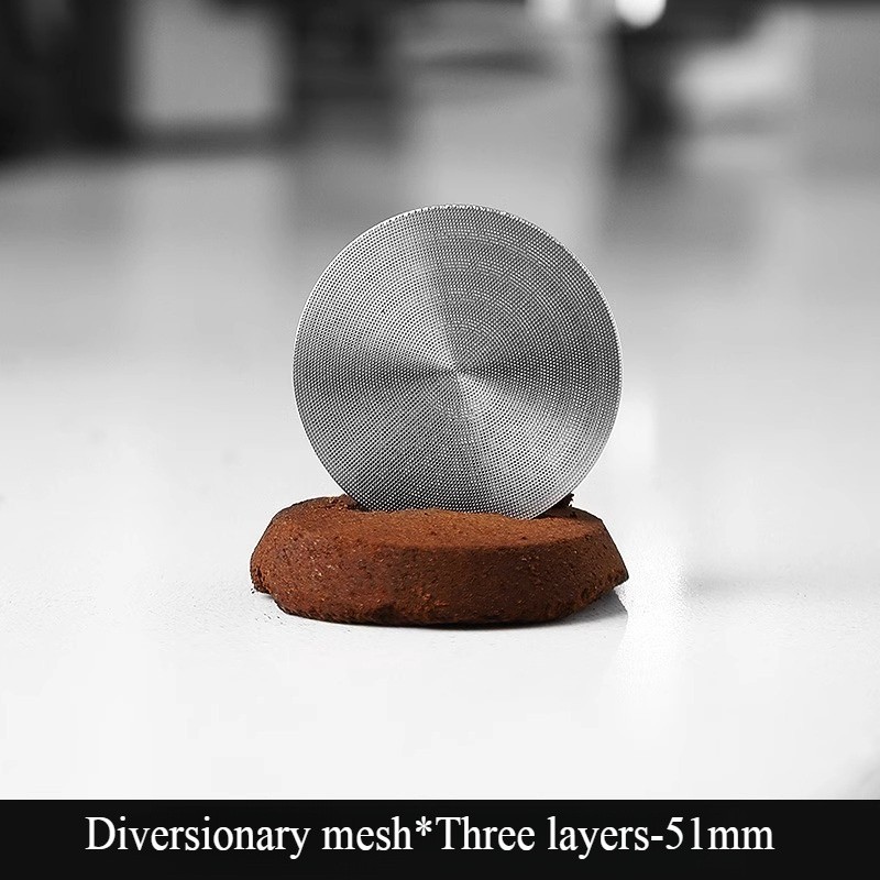 Bincoo 51mm Stainless Espresso Cake Screen – 0.8mm Reusable Extraction Filter