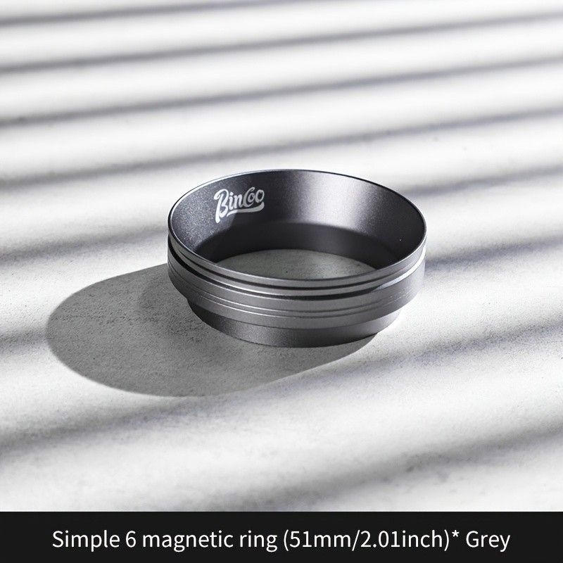 Bincoo Magnetic Espresso Dosing Funnel – Anti-Static 51mm Portafilter Ring