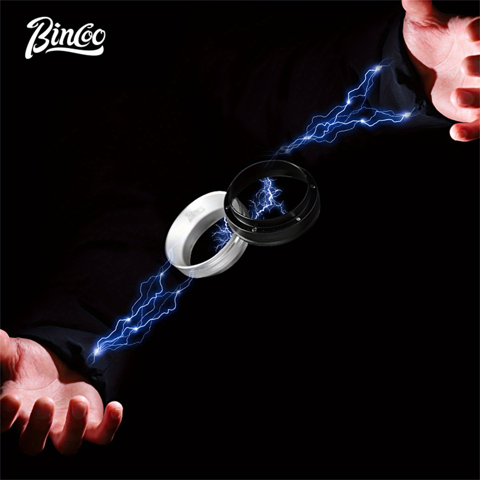 Bincoo Magnetic Espresso Dosing Funnel – Anti-Static 51mm Portafilter Ring