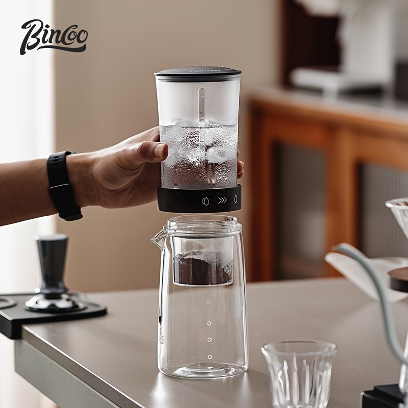 Bincoo Glass Ice Drip Coffee Pot – Portable Hand-Brew Cold Extraction Utensil