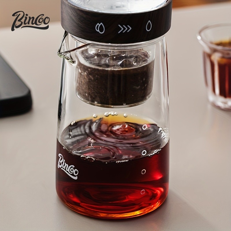 Bincoo Glass Ice Drip Coffee Pot – Portable Hand-Brew Cold Extraction Utensil