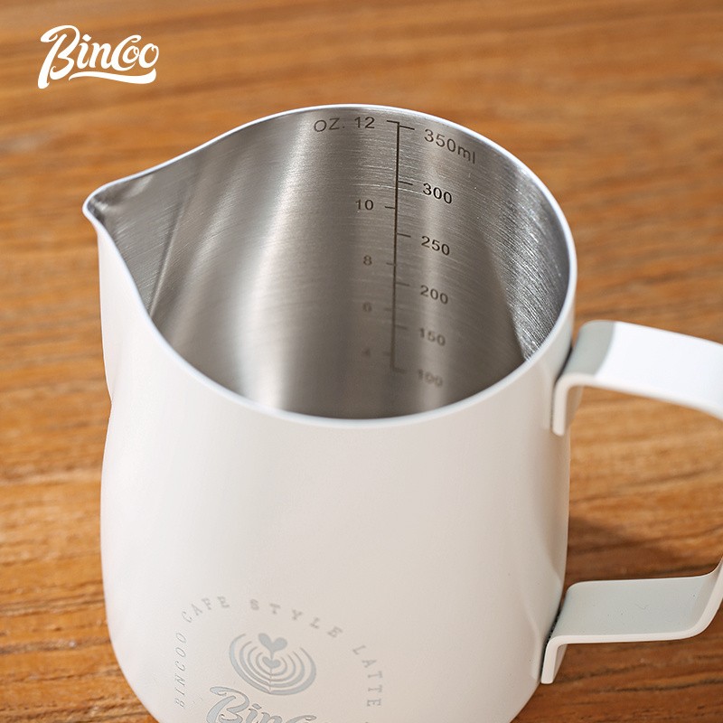 Bincoo Stainless Steel Milk Frothing Pitcher – 600ml Professional Pouring Jug