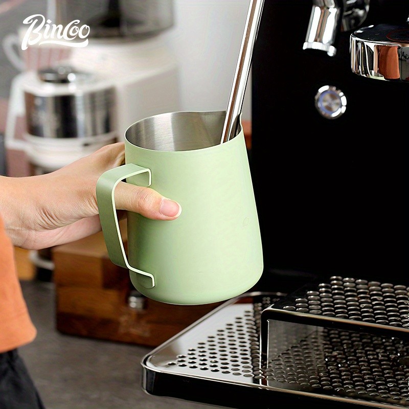 Bincoo Stainless Steel Milk Frothing Pitcher – 600ml Professional Pouring Jug