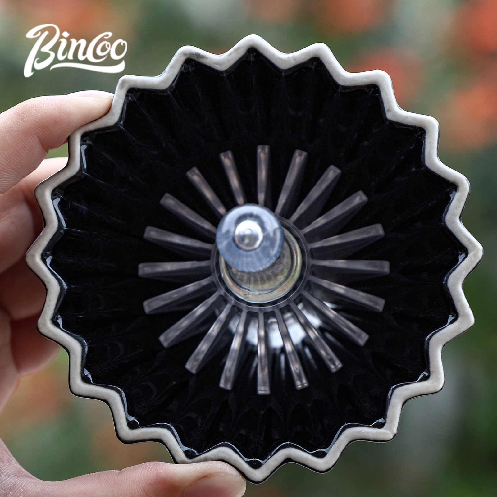 Bincoo Tritan Coffee Filter Press Tool – Heat-Resistant BPA-Free Pour-Over Accessory