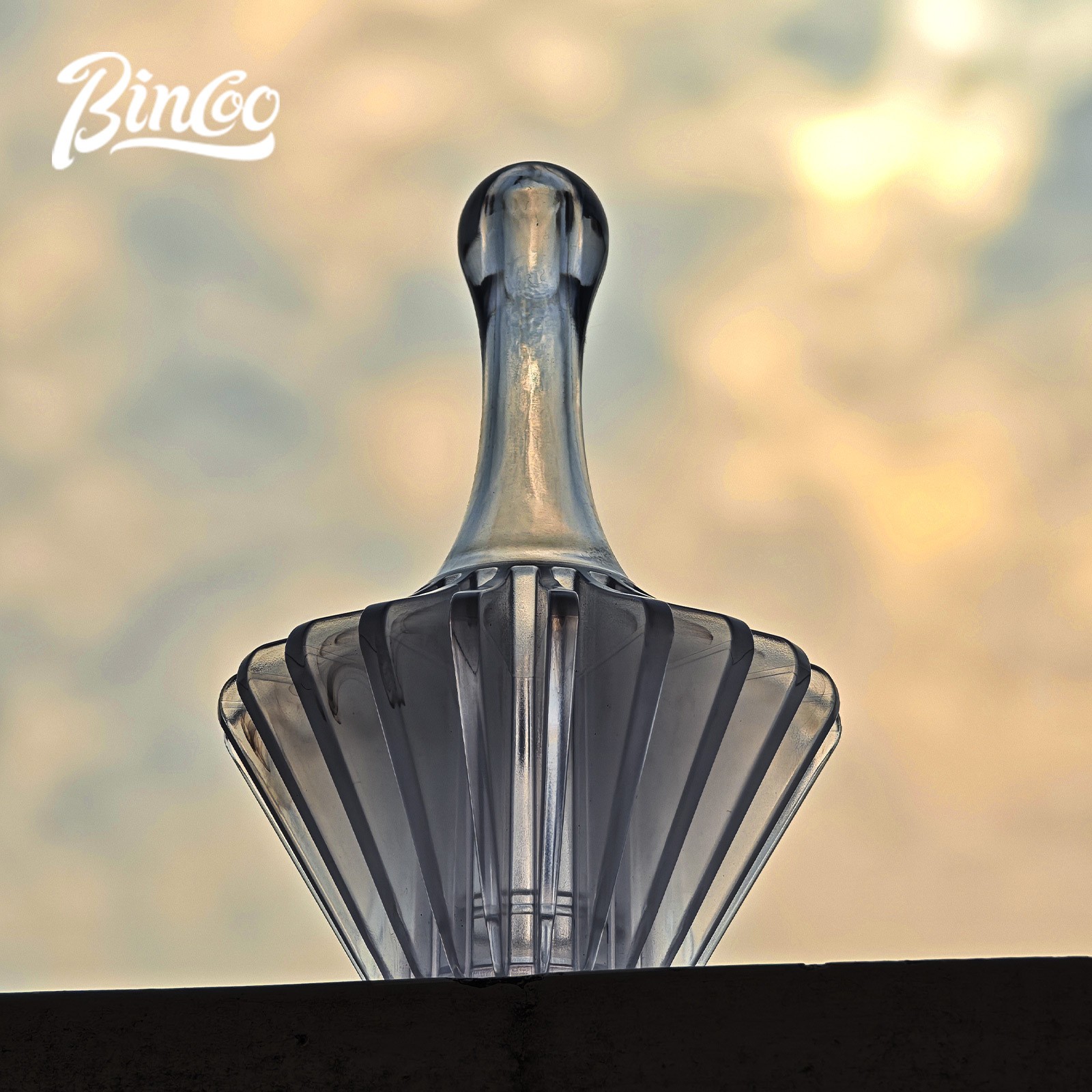 Bincoo Tritan Coffee Filter Press Tool – Heat-Resistant BPA-Free Pour-Over Accessory