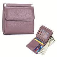 OBCREATOR Women’s Genuine Leather Wallet – Elegant Multi-Compartment Clutch with Magnetic Closure