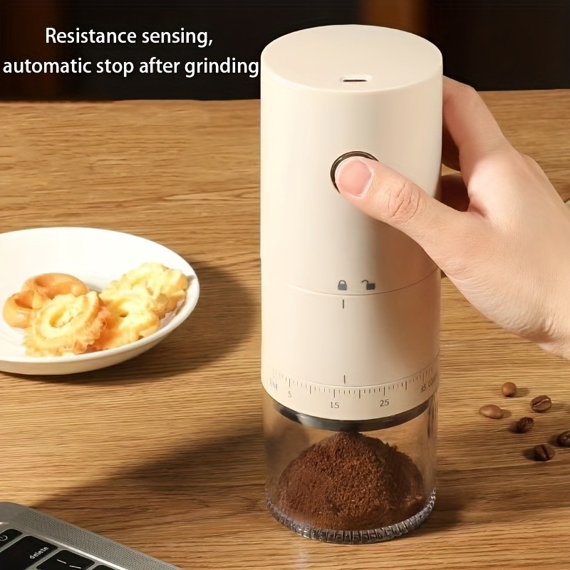 IAGREEA Adjustable Electric Coffee Grinder – 38-Setting Silent Burr Grinder for 2–12 Cups