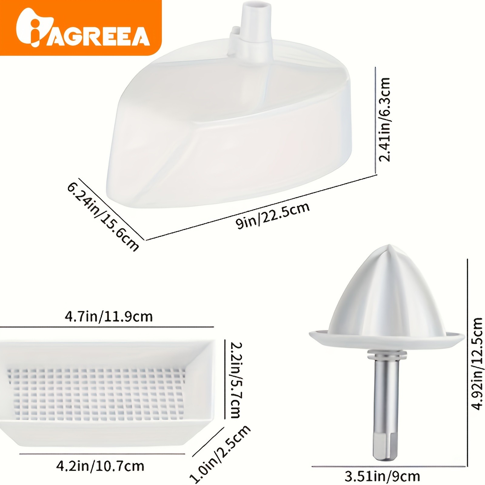 IAGREEA Citrus Juicer Attachment – Hueblade-Size Stand Mixer Accessory