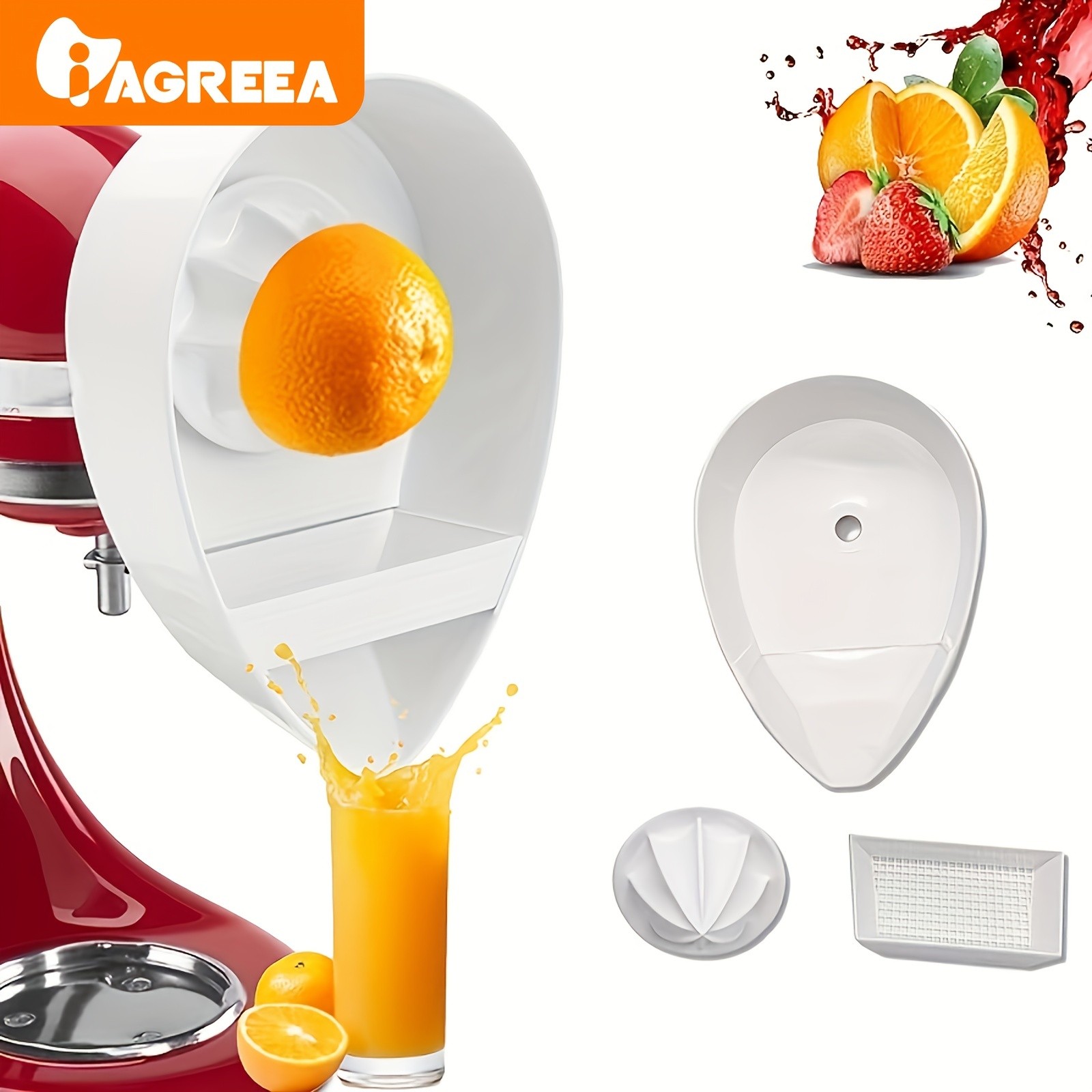 IAGREEA Citrus Juicer Attachment – Hueblade-Size Stand Mixer Accessory