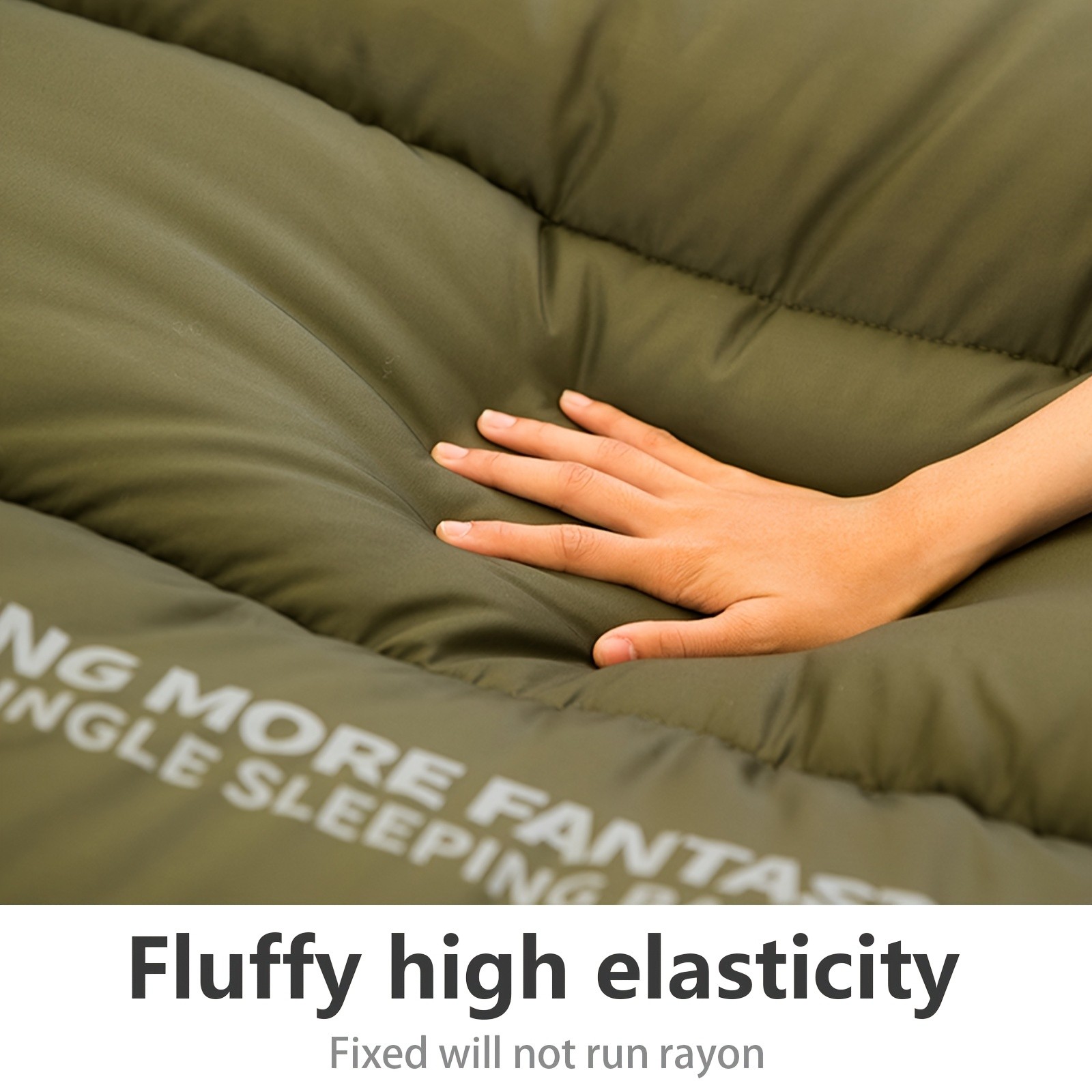 BISINNA Winter Envelope Sleeping Bag – Thickened Portable Cold-Weather Camping Bag