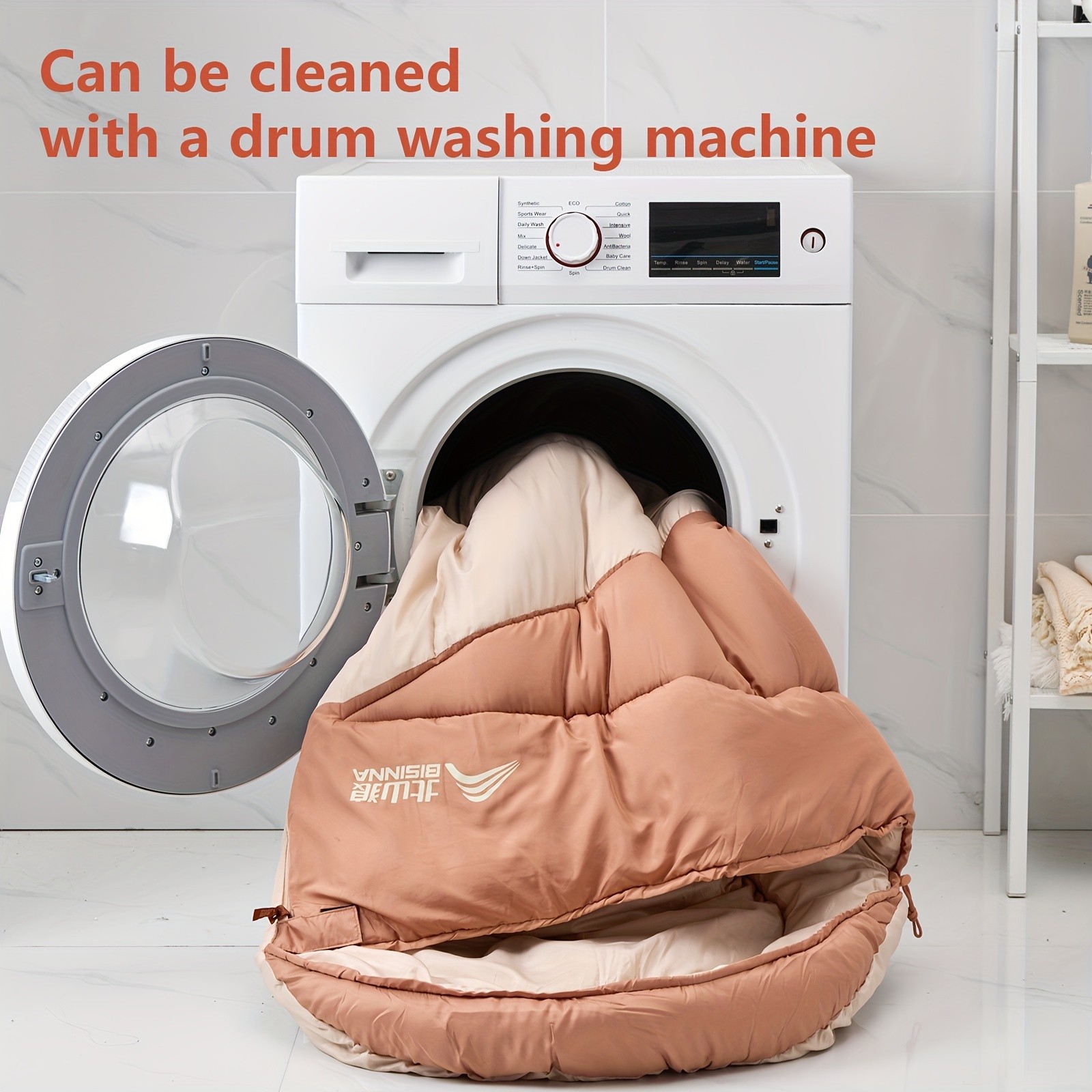 BISINNA Cold-Weather Half Sleeping Bag – Thickened Portable Winter Outdoor Bag