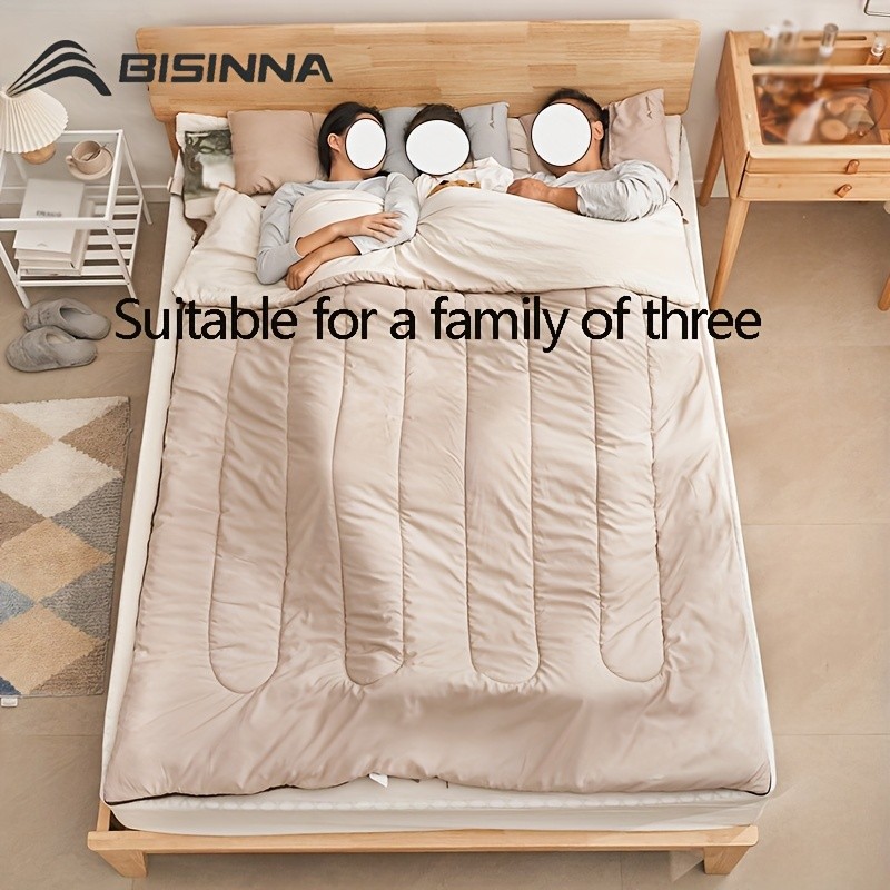 BISINNA XXL Double Sleeping Bag – Thickened All-Season Warm 2-Person Camping Bag
