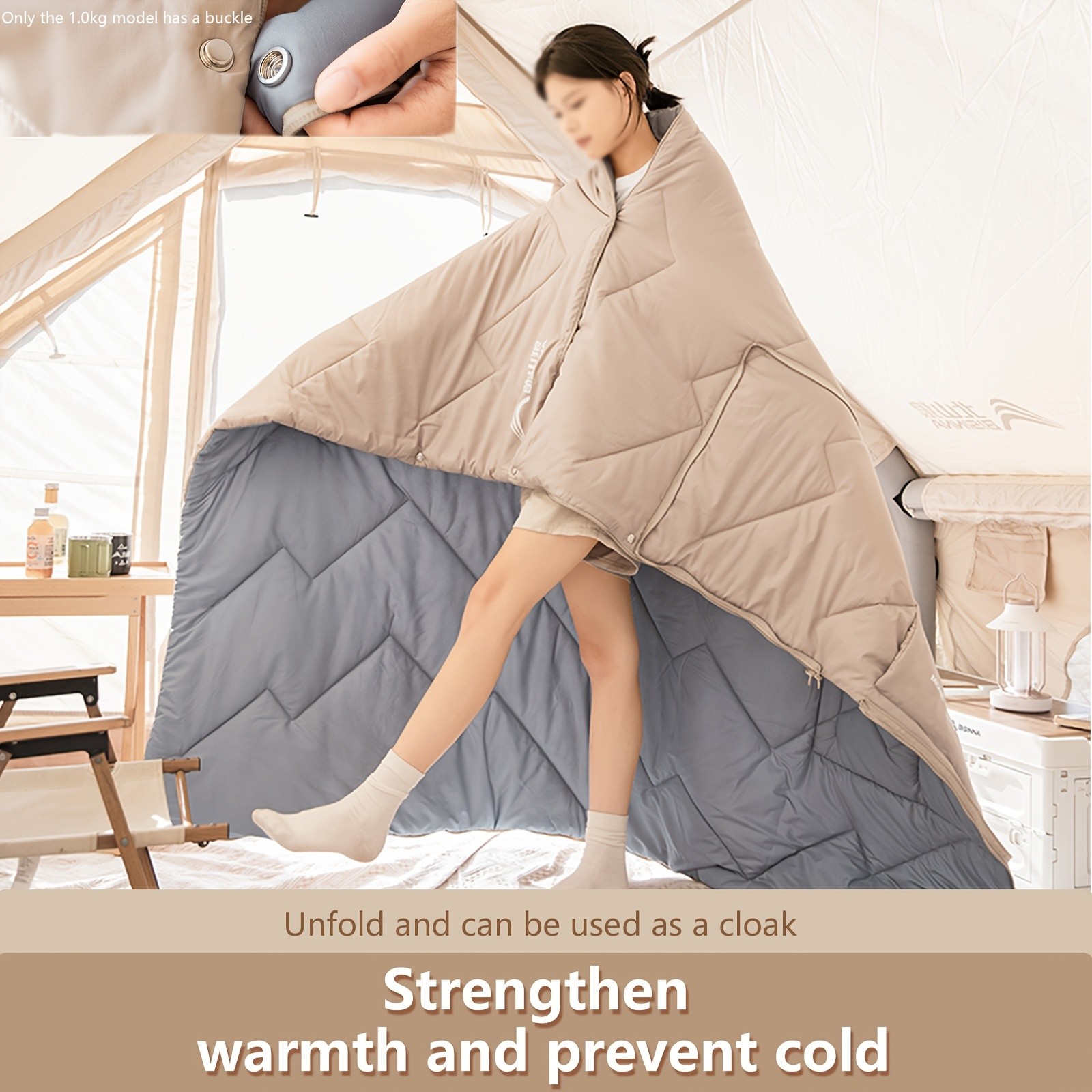 BISINNA 2-in-1 Sleeping Bag & Pillow – Lightweight Portable Polyester Travel Bag