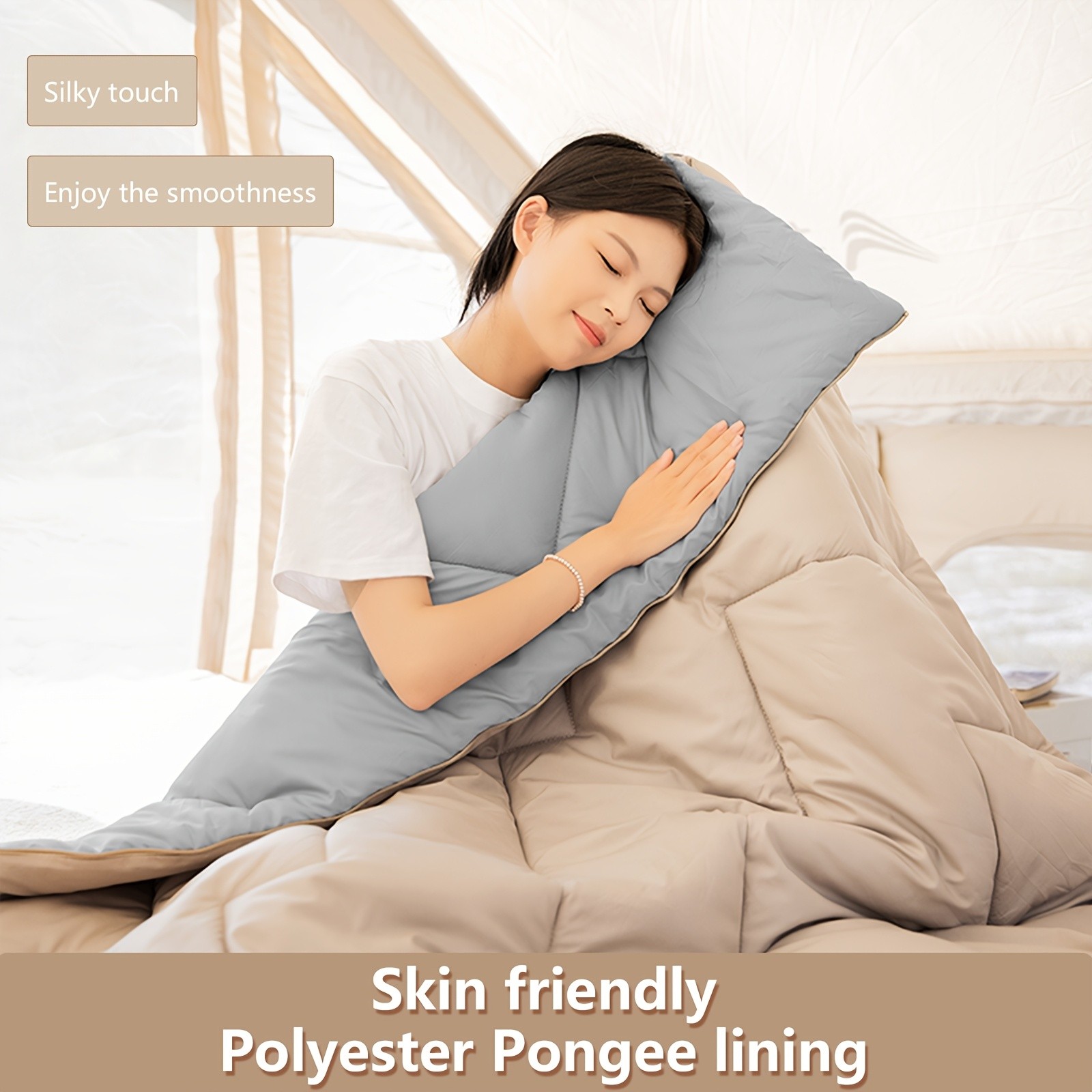 BISINNA 2-in-1 Sleeping Bag & Pillow – Lightweight Portable Polyester Travel Bag