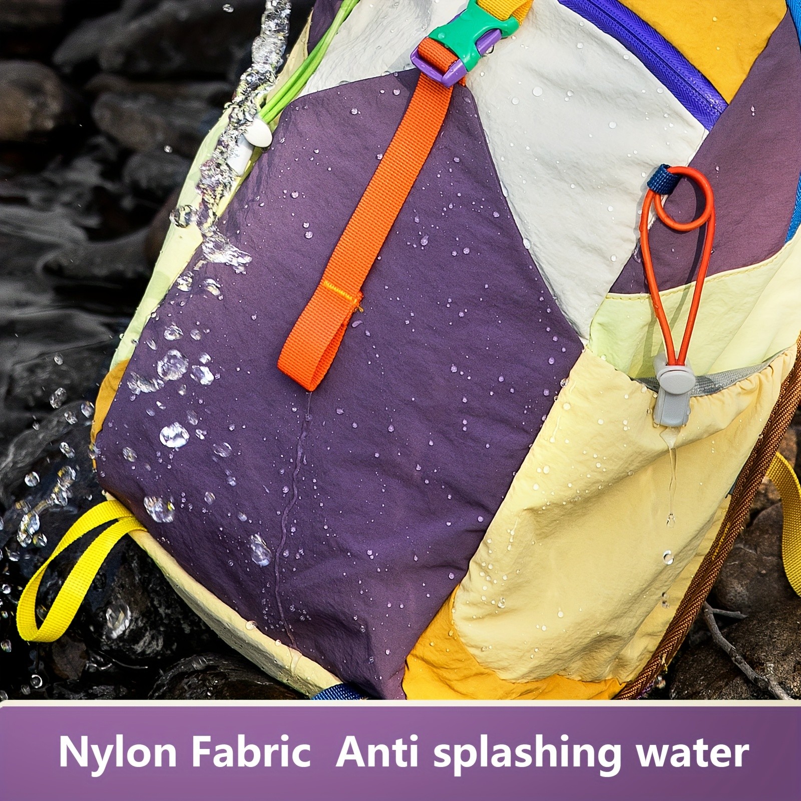 BISINNA Ultralight Hiking Backpack – Compact 8-inch Trekking Daypack (Multi-Color)