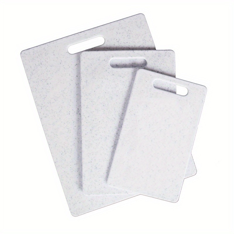 WIEZ 3pcs Home Cutting Board Set – Marble Pattern Chopping Boards for Everyday Kitchen Use