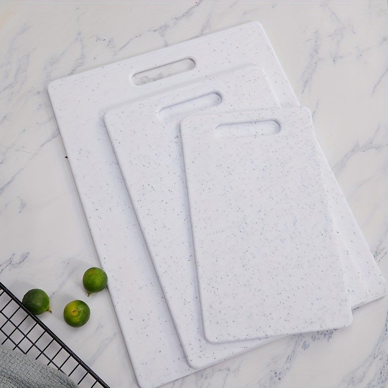 WIEZ 3pcs Home Cutting Board Set – Marble Pattern Chopping Boards for Everyday Kitchen Use